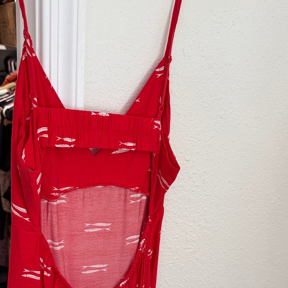 a new day Red Patterned Maxi Dress - Picture 4 of 4